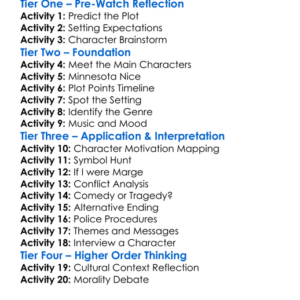 Fargo 1996 Worksheet Activity Booklet