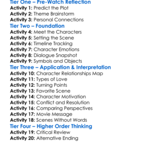 Feast Of Love 2007 Worksheet Activity Booklet