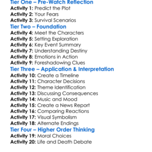 Final Destination 5 2011 Worksheet Activity Booklet