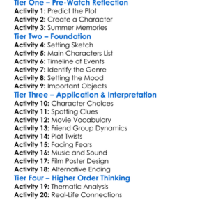Final Summer 2023 Worksheet Activity Booklet