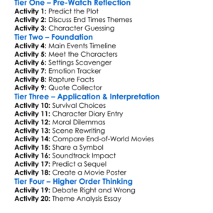 Final The Rapture 2013 Worksheet Activity Booklet