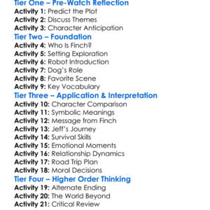 Finch 2021 Worksheet Activity Booklet