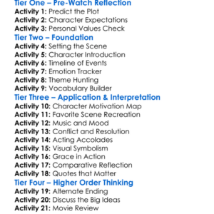 Finding Grace 2020 Worksheet Activity Booklet