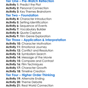 Finding Michael Worksheet Activity Booklet