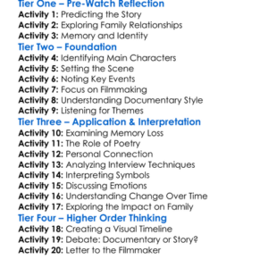 First Cousin Once Removed 2012 Worksheet Activity Booklet