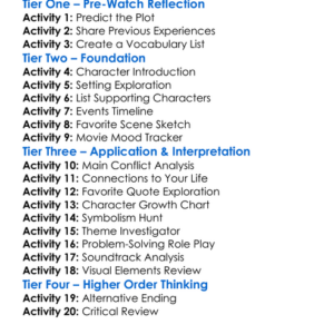 Fish Out Of Water 2022 Worksheet Activity Booklet