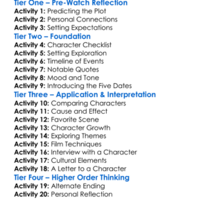 Five Blind Dates 2024 Worksheet Activity Booklet