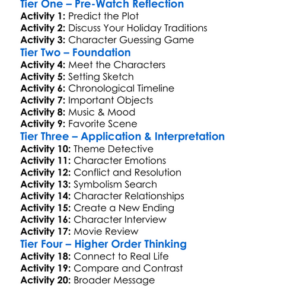 Five Gold Rings 2024 Worksheet Activity Booklet