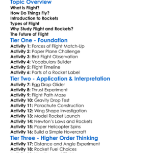 Flight And Rockets Worksheet Activity Booklet