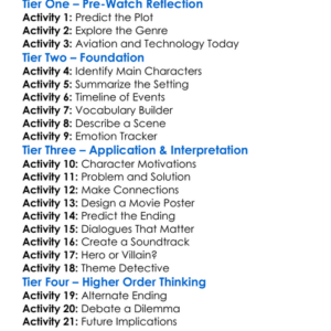 Flight Risk 2025 Worksheet Activity Booklet