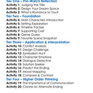Flip That Romance 2019 Worksheet Activity Booklet