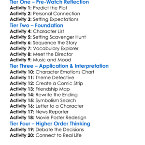 Flow Worksheet Activity Booklet