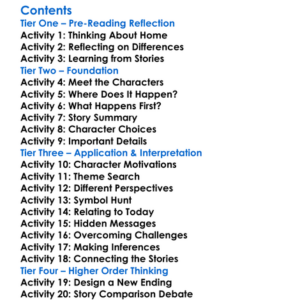 Flying Home And Other Stories Ralph Ellison Worksheet Activity Booklet