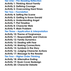 Forged By Fire Sharon M Draper Worksheet Activity Booklet