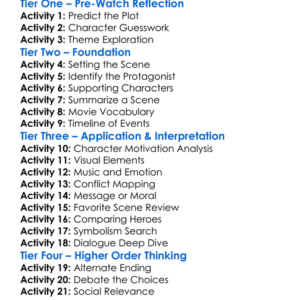 Foxtrot Six 2019 Worksheet Activity Booklet