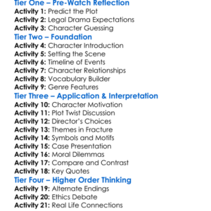 Fracture 2007 Worksheet Activity Booklet