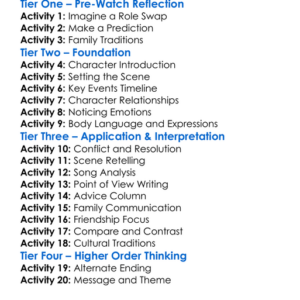 Freaky Friday Worksheet Activity Booklet