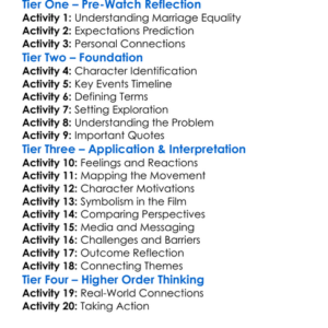 Freedom To Marry 2015 Worksheet Activity Booklet