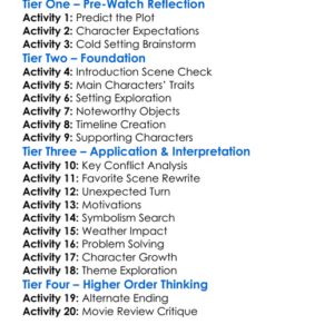 Freeze 2022 Worksheet Activity Booklet