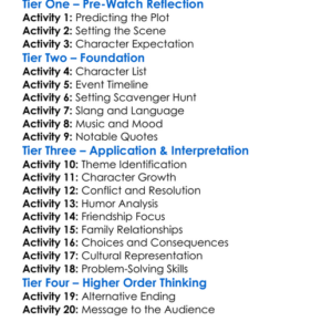 Friday 1995 Worksheet Activity Booklet