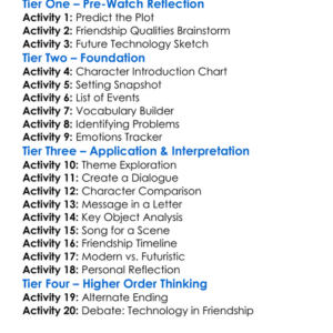 Friendship 2025 Worksheet Activity Booklet