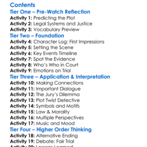 From The Files Of Joseph Wambaugh A Jury Of One 1992 Worksheet Activity Booklet