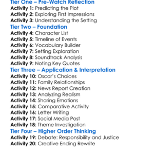Fruitvale Station 2013 Worksheet Activity Booklet
