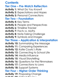 Gender Revolution A Journey With Katie Couric 2017 Worksheet Activity Booklet