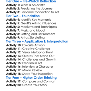 Geoff Mcfetridge Drawing A Life 2023 Worksheet Activity Booklet
