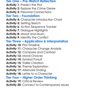 Get Carter 2000 Worksheet Activity Booklet