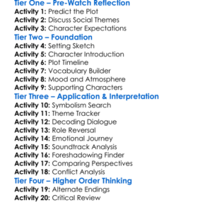 Get Out 2017 Worksheet Activity Booklet