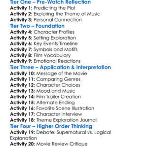 Ghost Note 2017 Worksheet Activity Booklet