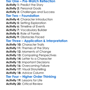 Gifted Hands The Ben Carson Story Worksheet Activity Booklet