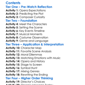 Giuseppe Verdi Worksheet Activity Booklet