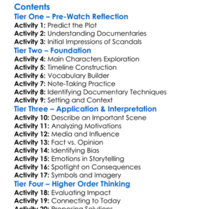 God Forbid The Sex Scandal That Brought Down A Dynasty 2022 Worksheet Activity Booklet