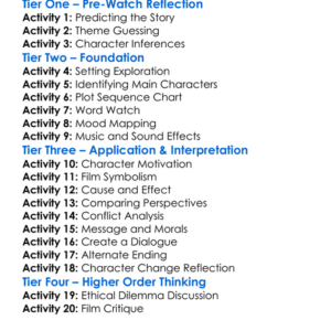 God Is A Bullet 2023 Worksheet Activity Booklet