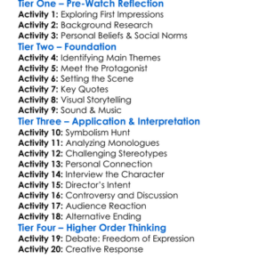God Sex And Truth 2018 Worksheet Activity Booklet