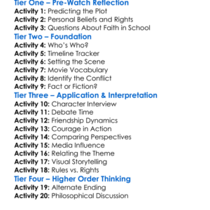 Gods Not Dead 2 2016 Worksheet Activity Booklet