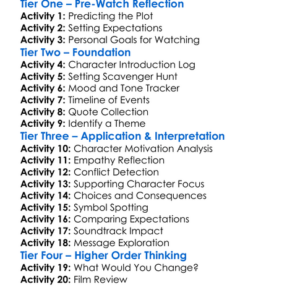 Going Down In La-La Land 2011 Worksheet Activity Booklet
