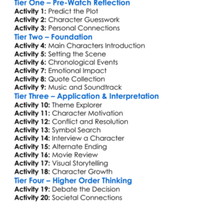 Going Under 2004 Worksheet Activity Booklet