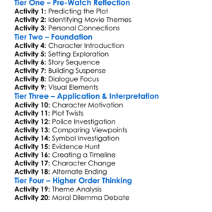 Gone 2012 Worksheet Activity Booklet