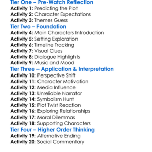 Gone Girl 2014 Worksheet Activity Booklet