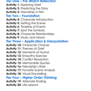 Good Grief 2023 Worksheet Activity Booklet