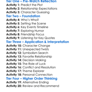 Good Luck Chuck 2007 Worksheet Activity Booklet