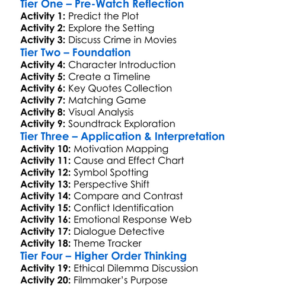Goodfellas 1990 Worksheet Activity Booklet