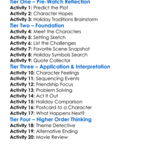 Goof Troop Christmas 1992 Worksheet Activity Booklet