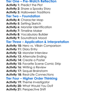 Goosebumps 2 Haunted Halloween Worksheet Activity Booklet