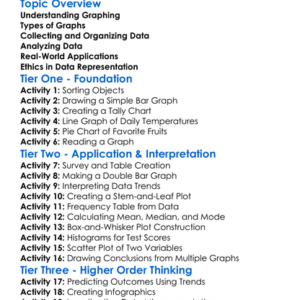 Graphing And Data Analysis Worksheet Activity Booklet