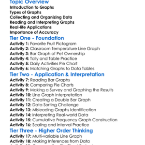 Graphs And Data Interpretation Worksheet Activity Booklet
