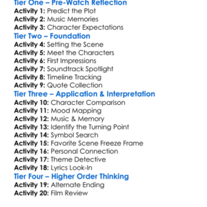 Greatest Hits 2012 Worksheet Activity Booklet